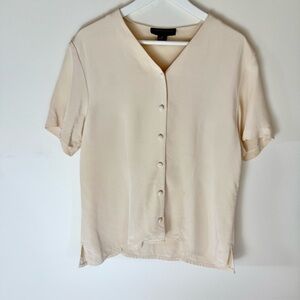 Vintage Classiques Entier Beige Button-Down Shirt